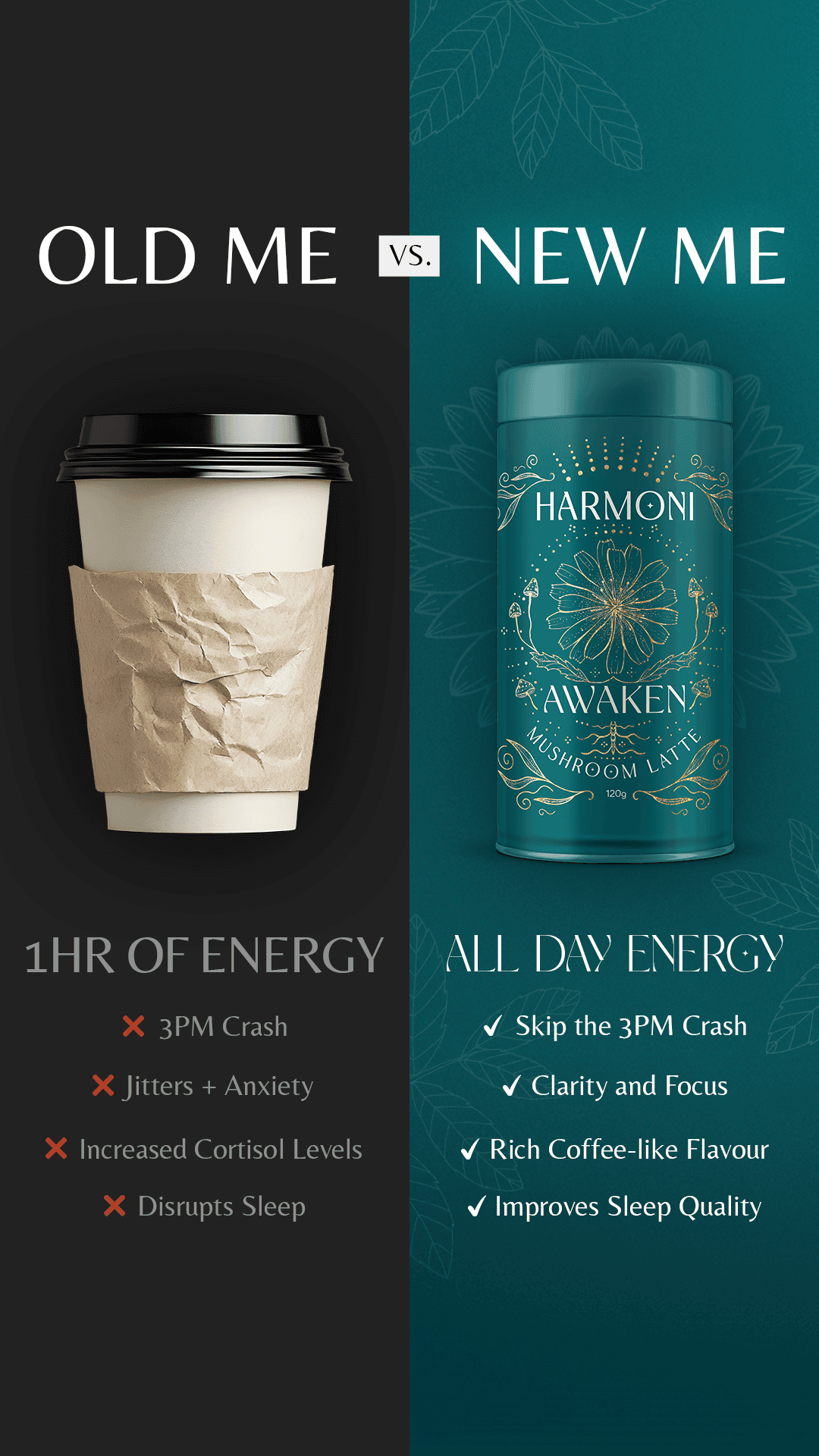 Harmoni Rituals old versus new comparison creative